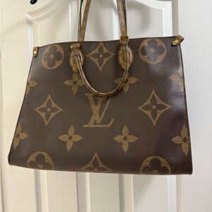 LV Luxury Brown Monogram Tote Bag
